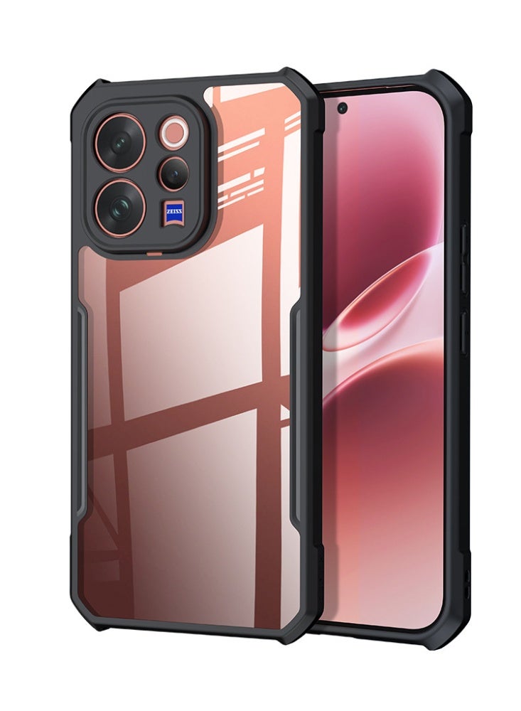 general Vivo V70 Case, Ultra Thin Lightweight Case, Soft TPU Bumper + Transparent Acrylic Back, Airbags Protective Case, Drop-Proof, Shockproof for Vivo V70 - Image 1